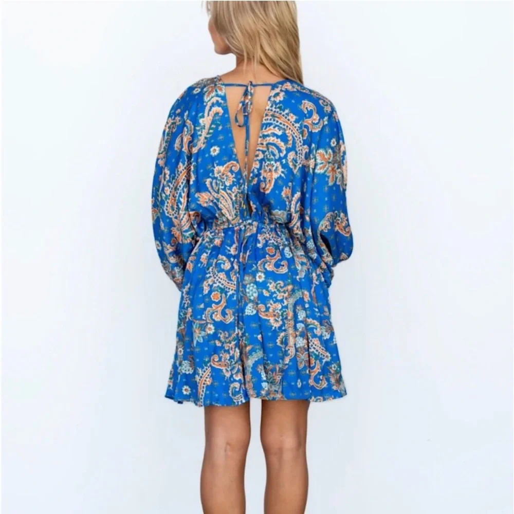 Free People Floral Boho Mini Dress